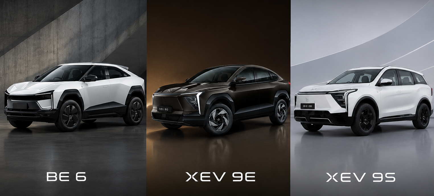 Mahindra BE 6, XEV 9e, and XEV 9S comparison